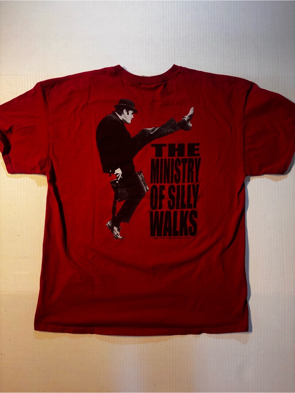 Vtg Liquid Blue Monty Python Ministry of Silly Walks Movie Promo T-Shirt Sz XL
